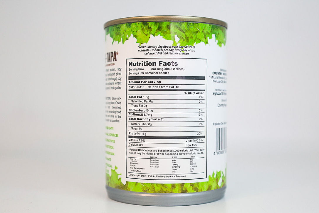 Vegefoods Ve-G-Tapa (12.35 Oz. / 350g)