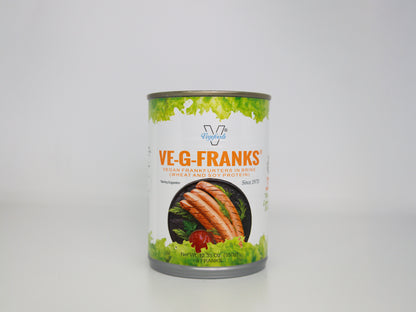 Vegefoods Ve-G-Franks (12.35 Oz. / 350g / 9 Franks)