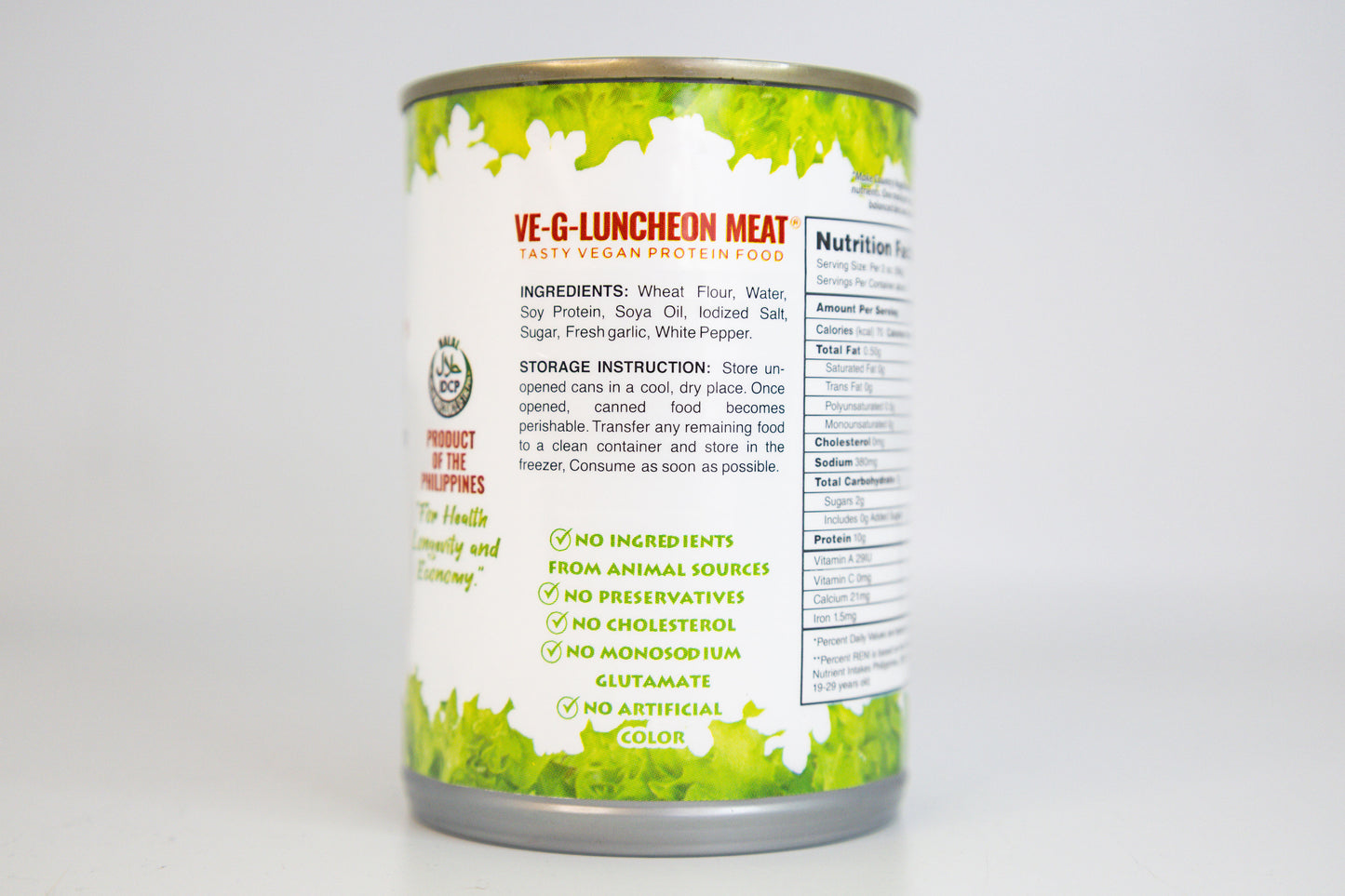 Vegefoods Ve-G-Luncheon Meat (12.35 Oz. / 350g)