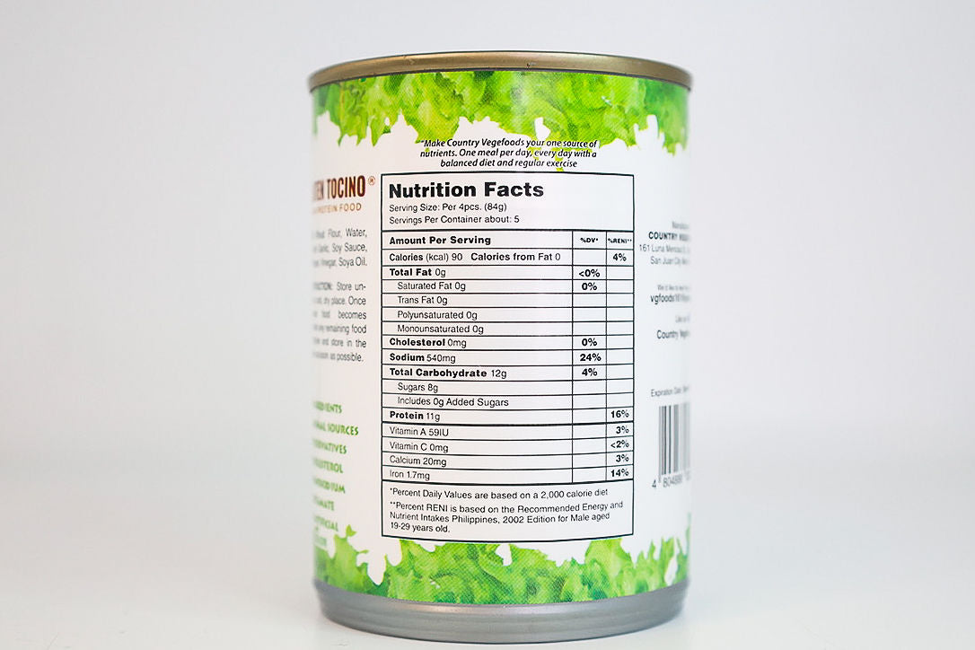 Vegefoods Ve-G-Gluten Tocino (14.11 Oz. / 400g)
