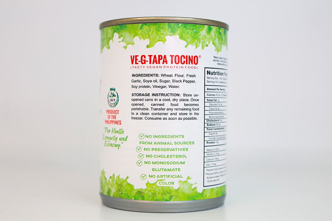Vegefoods Ve-G-Tapa Tocino (12.35 Oz. / 350g)